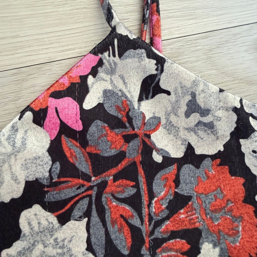 Cinq a‎ Sept $395 Dress Size 6 Floral Mini Satin Cocktail (New with Flaw) - Picture 5 of 7